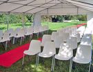 Partyzelt 6 x 12 m für eine freie Trauung, zum Neimes Hof, Kempen